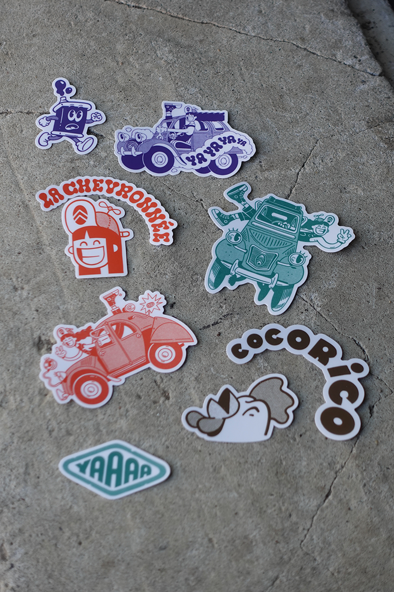 Pack de stickers 2CV