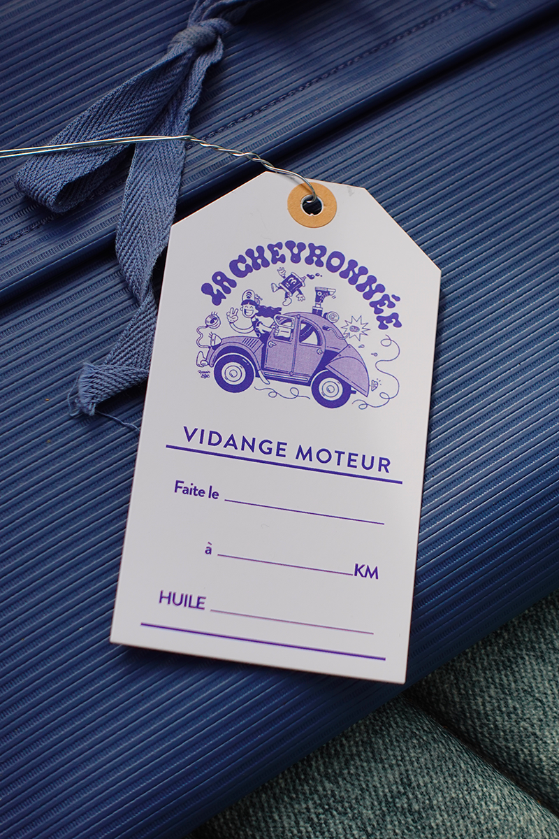 Étiquette de vidange
