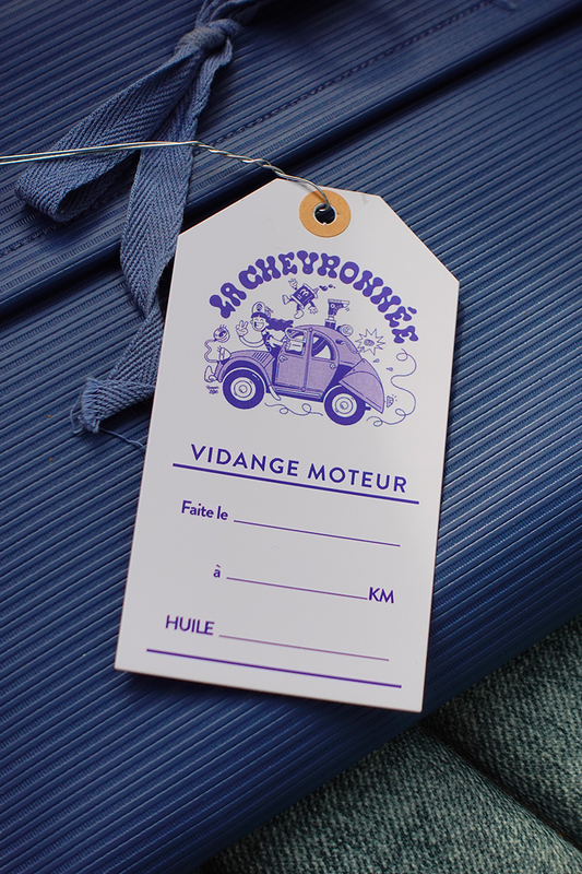 Étiquette de vidange