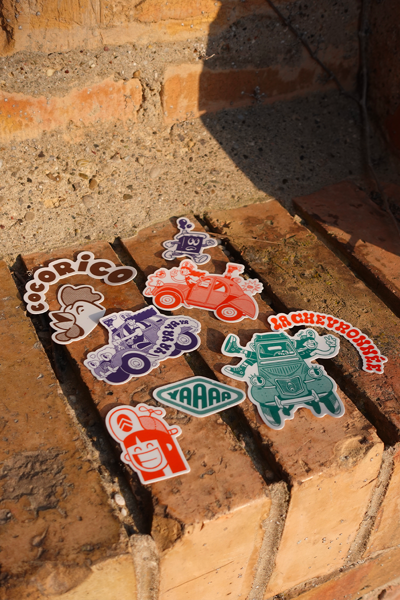 Pack de stickers 2CV