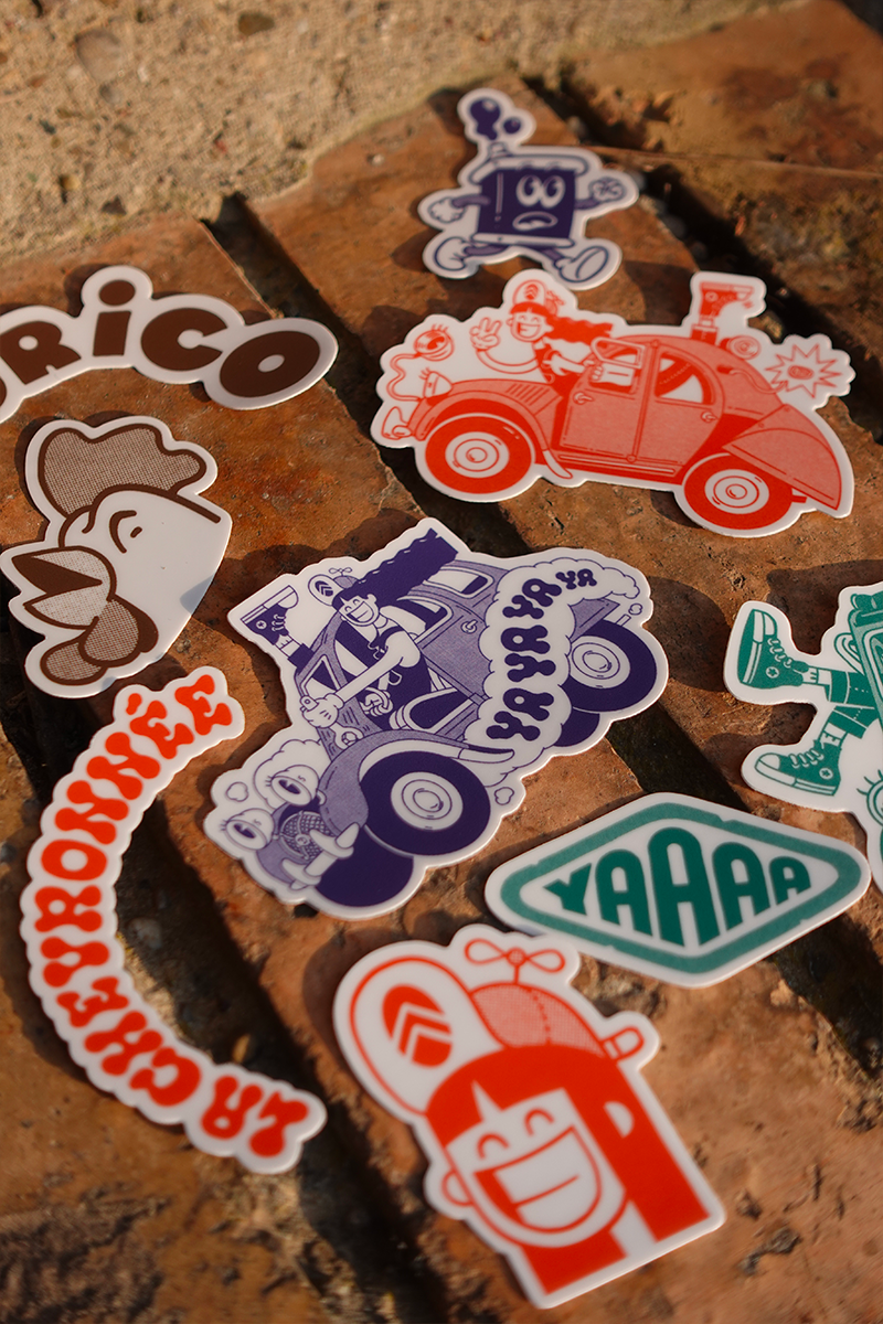 Pack de stickers 2CV