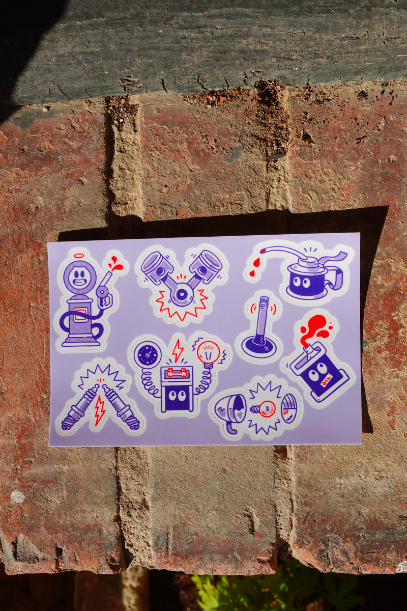 Planche de stickers