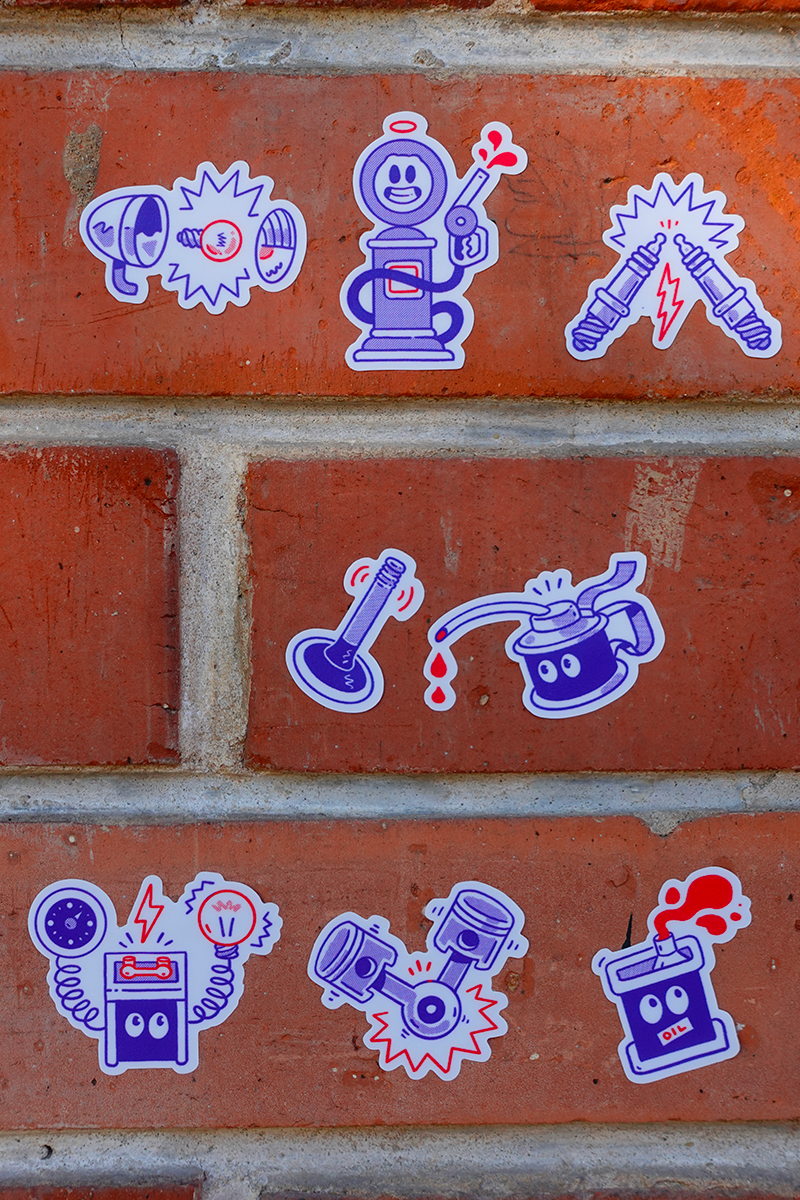 Planche de stickers