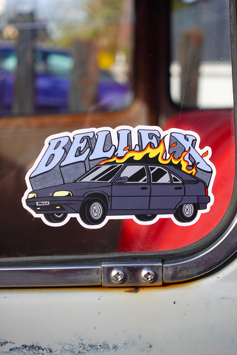 Sticker "BELLE X"