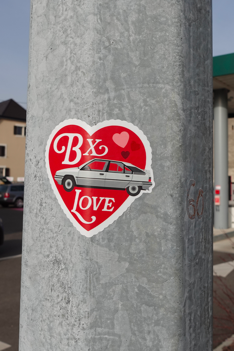 Sticker "BX LOVE"